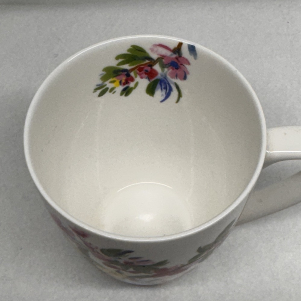 Mikasa Butterfly Garden Mug Bone China White Floral Songbird Cottagecore - Picture 4 of 7